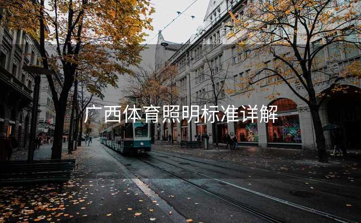 广西体育照明标准详解